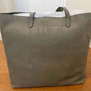 Madewell Grey Suede Transport Tote. Unused in original bag.